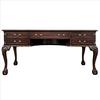 Design Toscano 19th Century Chippendale Mahogany Partners Writing Desk AF7050